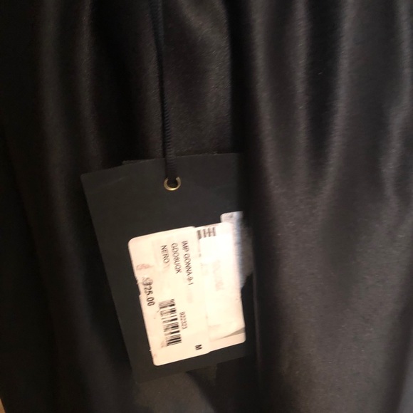 IMPERIAL black satin long skirt with crystal decals size medium - Picture 11 of 12